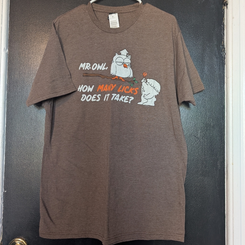 Tootsie Pop Owl Tee Shirt Men BNWT